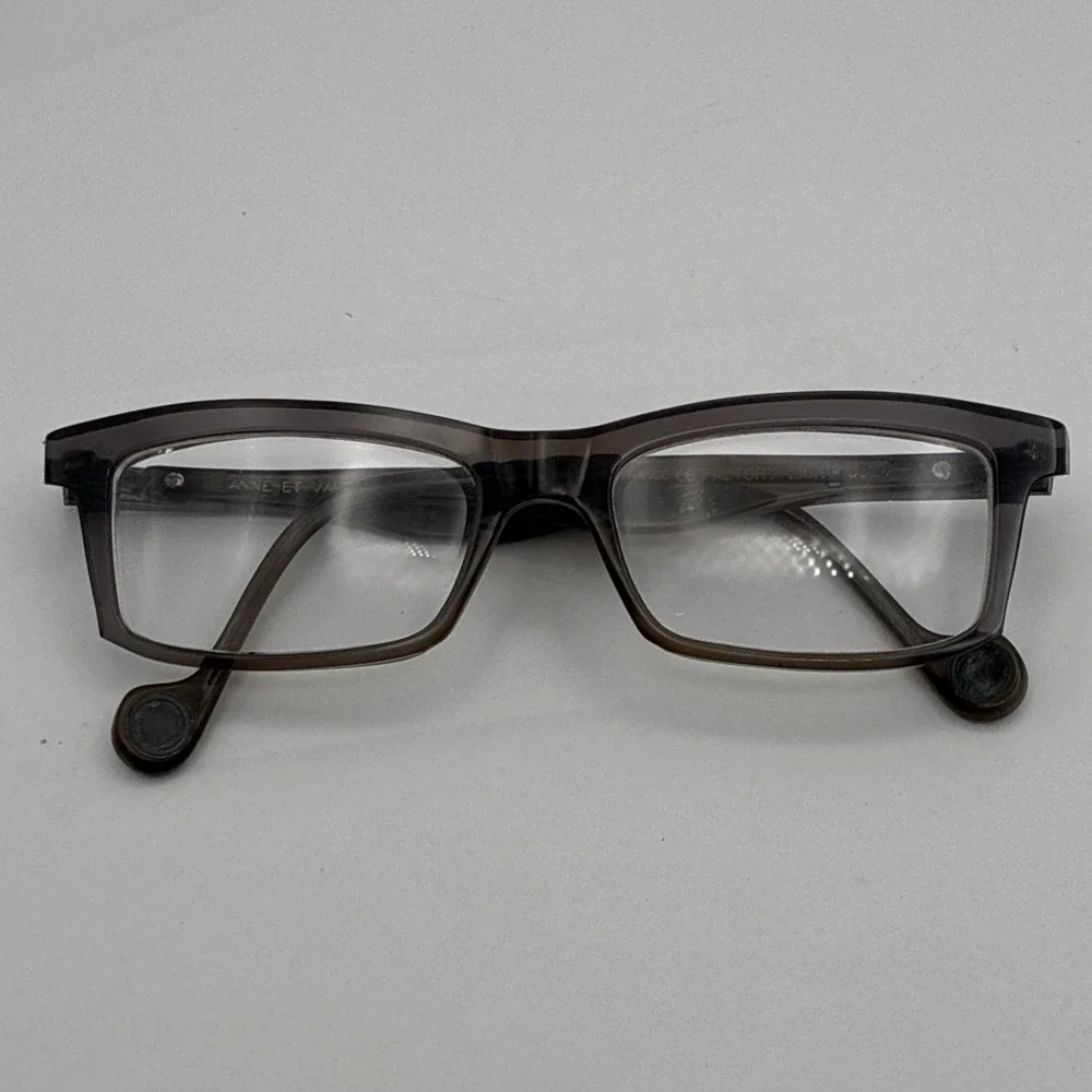 Anne et Valentin Eyeglasses, Frames Only, Factory 8 0924 Grey, Plastic, France